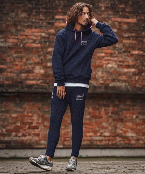 felkod(フィルコッド)の「mpa4254- Muta ACANTHUS Hooded Quilted Hoodie フーデッドパーカー(F26F020)(パーカー・メンズ・ネイビー/ブラック/グレー・XL/L/M/S)」の8枚目の写真