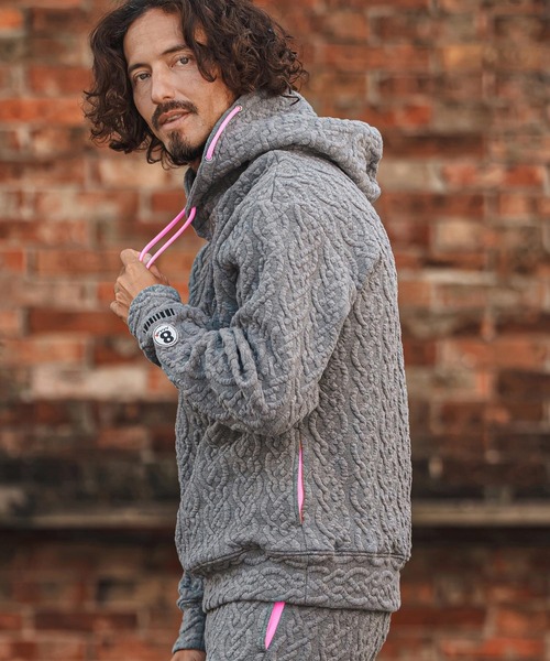 felkod(フィルコッド)の「mpa4254- Muta ACANTHUS Hooded Quilted Hoodie フーデッドパーカー(F26F020)(パーカー・メンズ・ネイビー/ブラック/グレー・XL/L/M/S)」の10枚目の写真