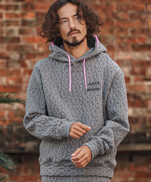 felkod(フィルコッド)の「mpa4254- Muta ACANTHUS Hooded Quilted Hoodie フーデッドパーカー(F26F020)(パーカー・メンズ・ネイビー/ブラック/グレー・XL/L/M/S)」の11枚目の写真