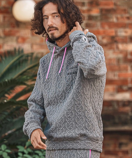 felkod(フィルコッド)の「mpa4254- Muta ACANTHUS Hooded Quilted Hoodie フーデッドパーカー(F26F020)(パーカー・メンズ・ネイビー/ブラック/グレー・XL/L/M/S)」の12枚目の写真