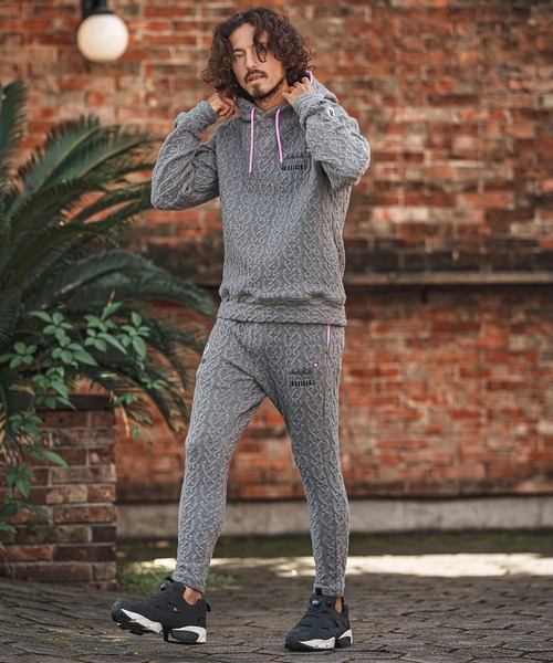 felkod(フィルコッド)の「mpa4254- Muta ACANTHUS Hooded Quilted Hoodie フーデッドパーカー(F26F020)(パーカー・メンズ・ネイビー/ブラック/グレー・XL/L/M/S)」の13枚目の写真