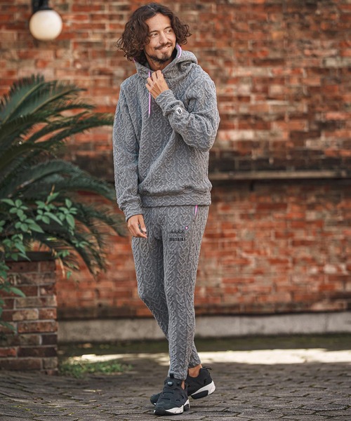 felkod(フィルコッド)の「mpa4254- Muta ACANTHUS Hooded Quilted Hoodie フーデッドパーカー(F26F020)(パーカー・メンズ・ネイビー/ブラック/グレー・XL/L/M/S)」の14枚目の写真