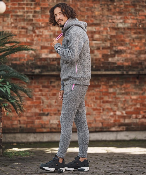 felkod(フィルコッド)の「mpa4254- Muta ACANTHUS Hooded Quilted Hoodie フーデッドパーカー(F26F020)(パーカー・メンズ・ネイビー/ブラック/グレー・XL/L/M/S)」の15枚目の写真