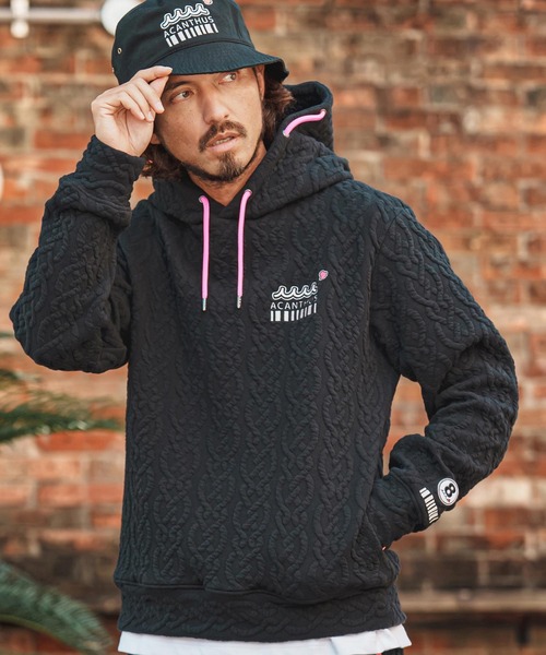 felkod(フィルコッド)の「mpa4254- Muta ACANTHUS Hooded Quilted Hoodie フーデッドパーカー(F26F020)(パーカー・メンズ・ネイビー/ブラック/グレー・XL/L/M/S)」の16枚目の写真