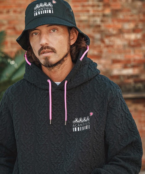 felkod(フィルコッド)の「mpa4254- Muta ACANTHUS Hooded Quilted Hoodie フーデッドパーカー(F26F020)(パーカー・メンズ・ネイビー/ブラック/グレー・XL/L/M/S)」の17枚目の写真