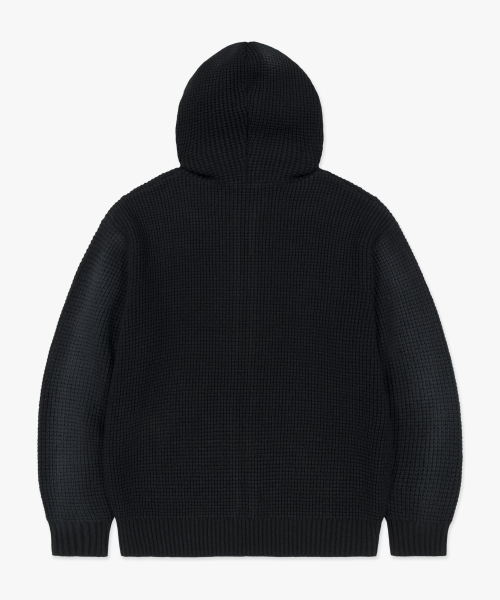 LMCの「SPRAY DYED WAFFLE KNIT ZIP-UP black(パーカー・レディース・その他・SMALL/MEDIUM/LARGE)」の5枚目の写真