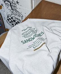 FREAK'S STORE（フリークスストア）の「限定展開 LANDER SANDWICHES×FREAK'S STORE/ランダー 別注 ビッグシルエット バックプリント クルーネックスウェット（スウェット）」