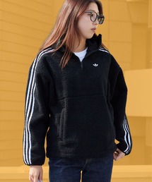 adidas | adidas/アディダス adidas ORI HOODED FLE JKT フリース パーカー ジャケット スウェット トレーナー ハーフジップ ニット ネームプレート スポーツ カジュアル 2026年秋冬 秋服 冬服(ブルゾン)
