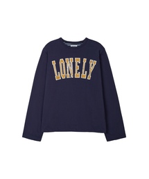 NOHANT（ノアン）の「LONELY/LOVELY リバーシブルロングスリーブTシャツ ネイビー（Tシャツ/カットソー）」