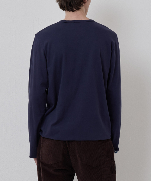 NOHANT(ノアン)の「LONELY/LOVELY リバーシブルロングスリーブTシャツ ネイビー(Tシャツ/カットソー・レディース・ネイビー・SMALL/MEDIUM/LARGE)」の4枚目の写真