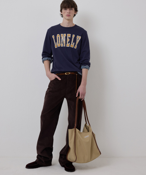 NOHANT(ノアン)の「LONELY/LOVELY リバーシブルロングスリーブTシャツ ネイビー(Tシャツ/カットソー・レディース・ネイビー・SMALL/MEDIUM/LARGE)」の6枚目の写真