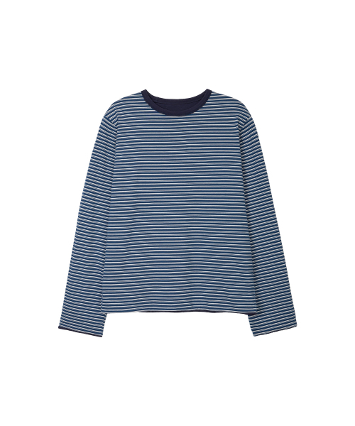 NOHANT(ノアン)の「LONELY/LOVELY リバーシブルロングスリーブTシャツ ネイビー(Tシャツ/カットソー・レディース・ネイビー・SMALL/MEDIUM/LARGE)」の8枚目の写真