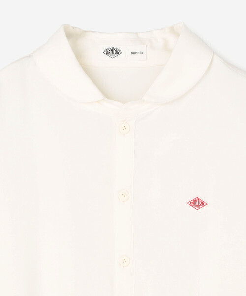 DANTON(ダントン)の「DANTON × eunoia | ツイル 丸襟シャツ WOMEN(シャツ/ブラウス・レディース・ブラック/オフホワイト・F)」の10枚目の写真