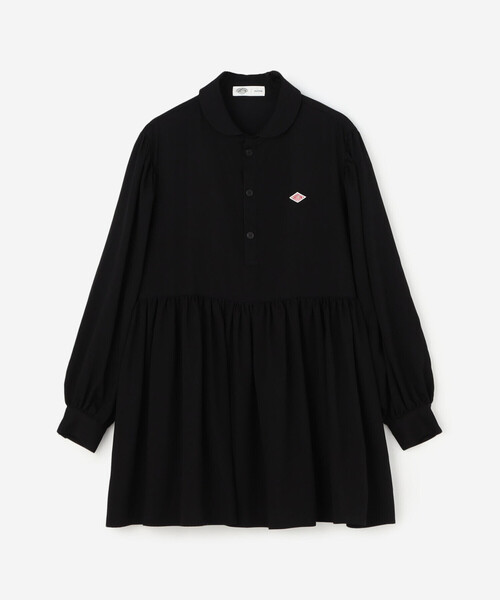 DANTON(ダントン)の「DANTON × eunoia | ツイル 丸襟シャツ WOMEN(シャツ/ブラウス・レディース・ブラック/オフホワイト・F)」の14枚目の写真