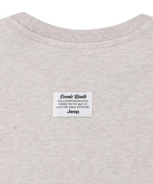JEEP（ジープ）の「WOMEN セリフビッグロゴ スウェット (JR5TSF844MB)（スウェット・レディース・その他・LARGE/MEDIUM/SMALL/X-LARGE）」の5枚目の写真
