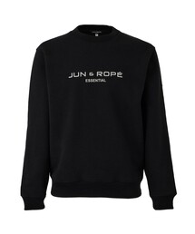 JUN&ROPE'（ジュンアンドロペ）の「【ESSENTIAL】フロントロゴ裏起毛トレーナー/セットアップ対応（スウェット）」