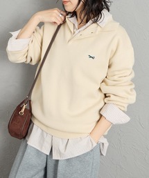 TOWNCRAFT（タウンクラフト）の「[TOWN CRAFT タウンクラフト・THE FOX ザフォックス] 別注 ワンポイントロゴ ポロニット（ニット/セーター）」
