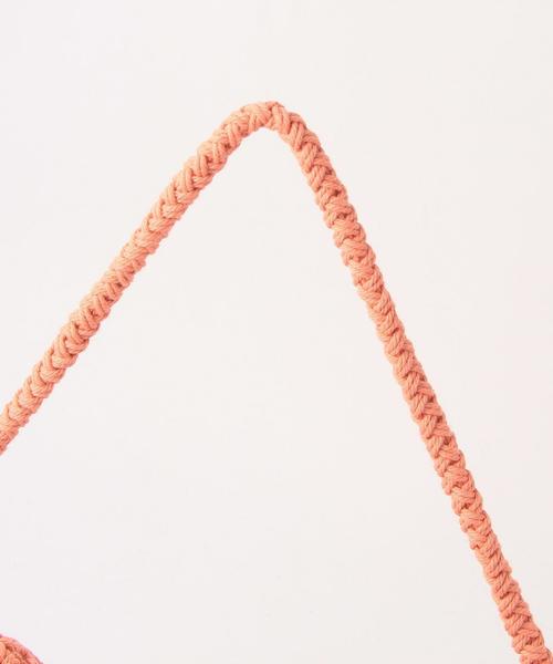 Another Edition(アナザーエディション)の「マクラメクラッチバッグ/AEBC Macrame CLT(クラッチバッグ・レディース・オフホワイト/オレンジ/ライム・FREE)」の10枚目の写真