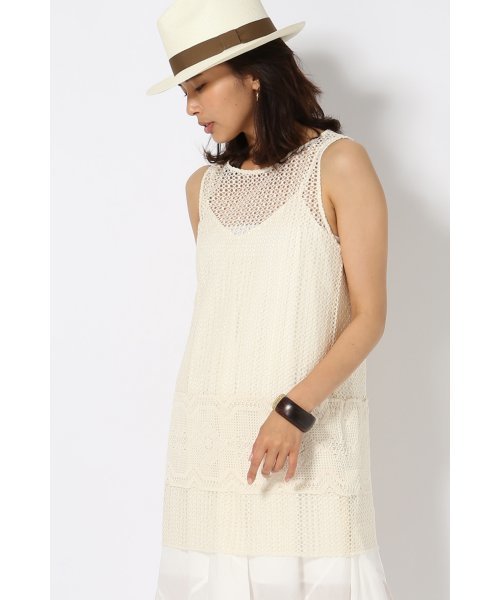 Spick & Span（スピックアンドスパン）の「【ONLY HEARTS】レース Tunic◆（Tシャツ/カットソー・レディース・ブラック/ホワイト・FREE）」の6枚目の写真