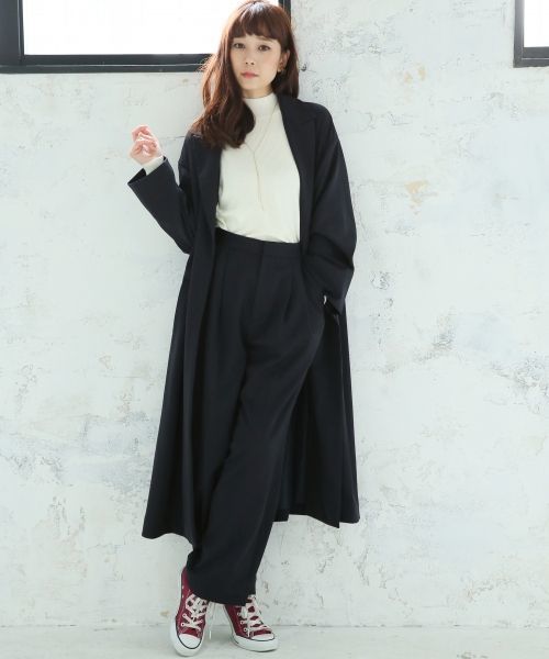 A part by（アパートバイ）の「TRPUワイドパンツ 731603 （その他パンツ・レディース・ベージュ/グレー/ネイビー・MEDIUM/LARGE）」の8枚目の写真