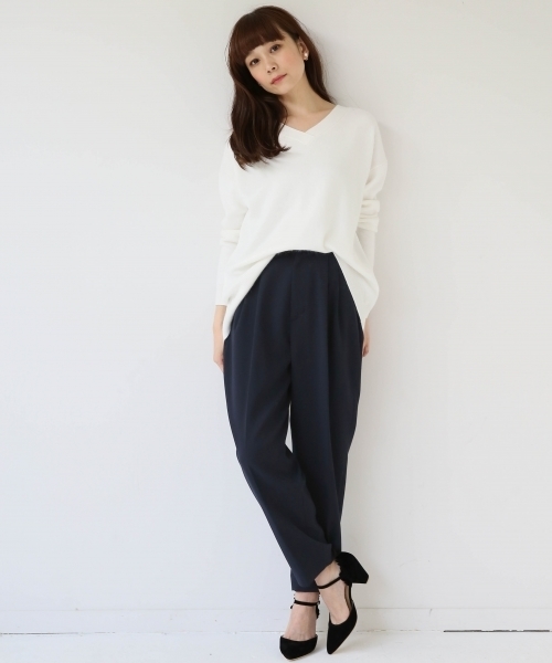 A part by（アパートバイ）の「TRPUワイドパンツ 731603 （その他パンツ・レディース・ベージュ/グレー/ネイビー・MEDIUM/LARGE）」の16枚目の写真