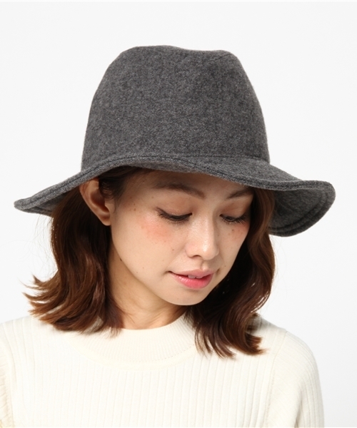 LBC（エルビーシー）の「中折れハット（ハット・レディース・ブラック/グレー/ライトブラウン・ONE SIZE）」の3枚目の写真