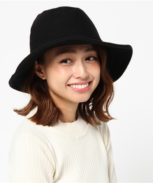 LBC（エルビーシー）の「中折れハット（ハット・レディース・ブラック/グレー/ライトブラウン・ONE SIZE）」の2枚目の写真