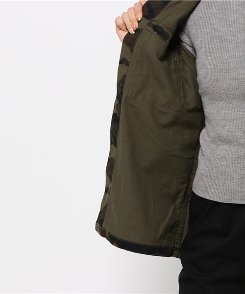 MOUSSY（マウジー）の「GRAFFITI MILITARY JKT（その他アウター・レディース・グリーン系その他/カーキ・FREE）」の12枚目の写真