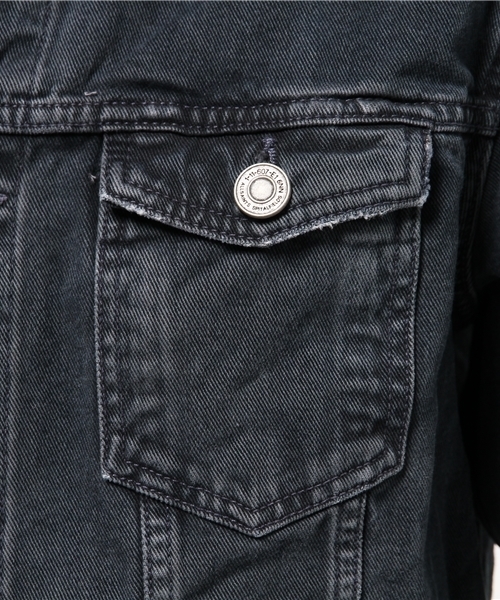 ALLSAINTS（オールセインツ）の「【本日セール終了】MALLAIG DENIM JACKET（デニムジャケット・メンズ・インディゴブルー・MEDIUM/SMALL/LARGE/X-SMALL）」の2枚目の写真