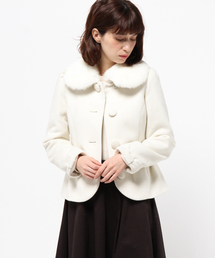 ロディスポット　リュバン　プリンセス　ショート　コート　ホワイト　リボン 15731705_1_D_215.jpg