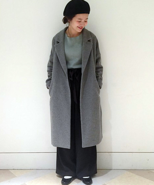 archives（アルシーヴ）の「袖フレアリブプルオーバー（ニット/セーター・レディース・モカ/グリーン/オフホワイト/グレー・MEDIUM）」の15枚目の写真