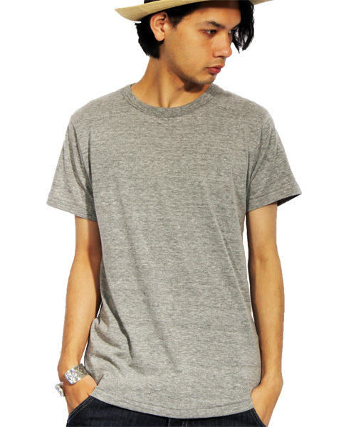 8(eight)(エイト)の「クルー 無地 半袖 Tシャツ(Tシャツ/カットソー・メンズ・ネイビー/ホワイト/ブラック/グレー・MEDIUM/LARGE)」の4枚目の写真