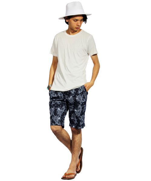 8(eight)(エイト)の「クルー 無地 半袖 Tシャツ(Tシャツ/カットソー・メンズ・ネイビー/ホワイト/ブラック/グレー・MEDIUM/LARGE)」の5枚目の写真