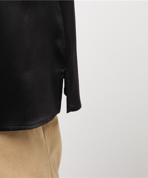 FIGARO Paris(フィガロパリ)の「シルクサテン キャミソール◆(キャミソール・レディース・ブラック/ホワイト×ホワイト・FREE)」の14枚目の写真