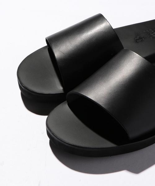 ANCIENT GREEK SANDALS コルクトング厚底サンダル 24cm ANCIENT 立てかけ GREEK SANDALS コルクトング厚底サンダル 24cm