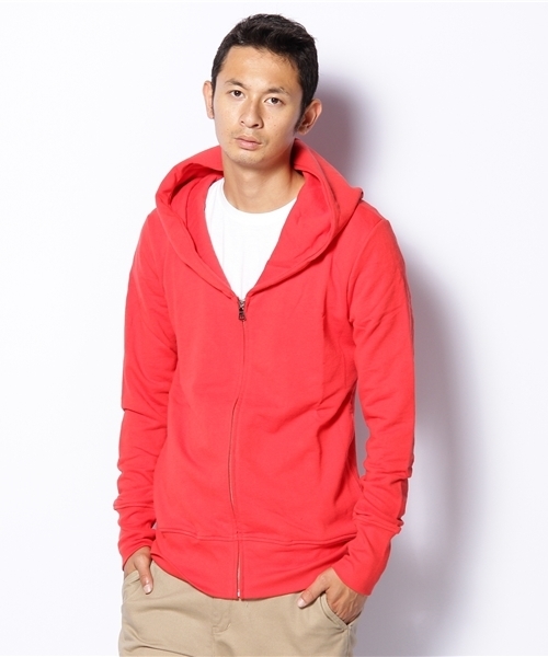 Lui's(ルイス)の「Vネックパーカー(パーカー・メンズ・ブラック/グレー/レッド/ホワイト・SMALL/MEDIUM)」の4枚目の写真