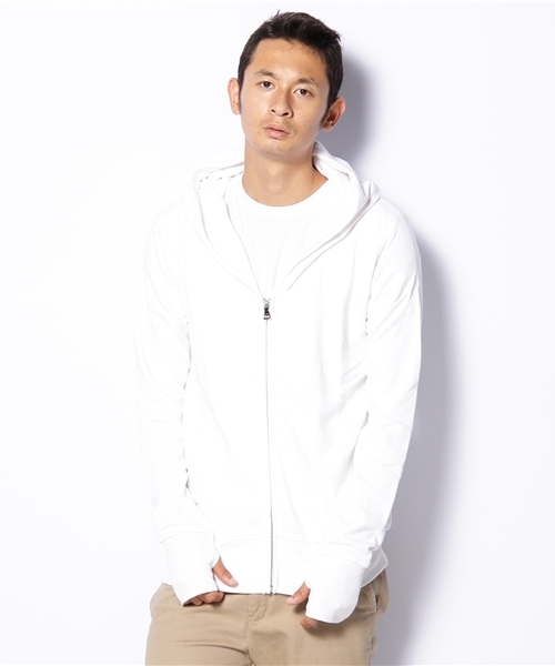 Lui's(ルイス)の「Vネックパーカー(パーカー・メンズ・ブラック/グレー/レッド/ホワイト・SMALL/MEDIUM)」の2枚目の写真