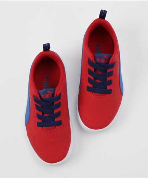 PUMA（プーマ）の「コートフレックス PS (KIDS)（スニーカー・キッズ・ネイビー/レッド/パープル・19.0cm/21.0cm/18.0cm/17.0cm/20.0cm）」の5枚目の写真