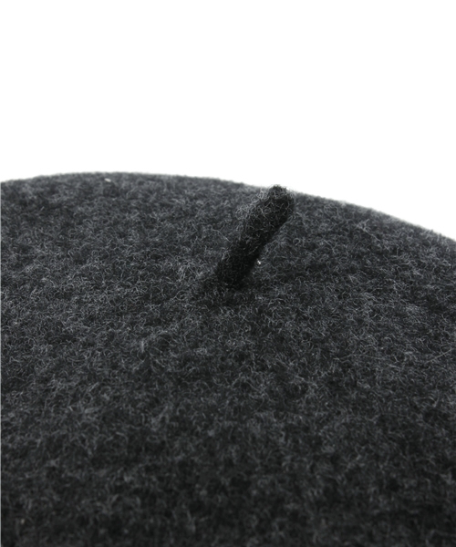 BEAMS BOY（ビームスボーイ）の「BEAMS BOY / ウールベレー12FW（ハンチング/ベレー帽・レディース・チャコールグレー/ベージュ/ワイン/ネイビー・ONE SIZE）」の10枚目の写真