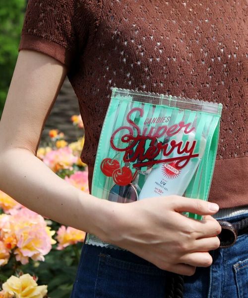 ACCOMMODE（アコモデ）の「クリアパッケージポーチ（ポーチ・レディース・イエロー/ブルー/グリーン・FREE）」の2枚目の写真