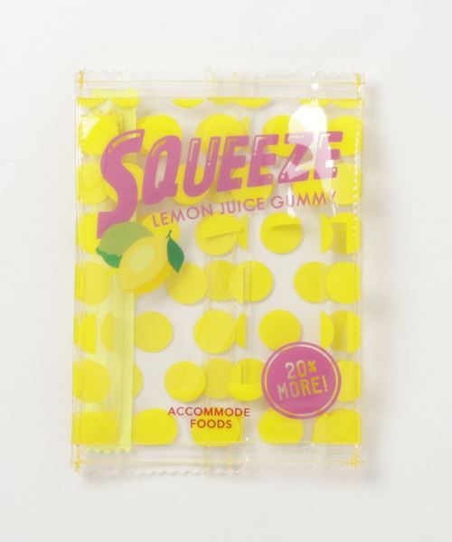 ACCOMMODE（アコモデ）の「クリアパッケージポーチ（ポーチ・レディース・イエロー/ブルー/グリーン・FREE）」の5枚目の写真