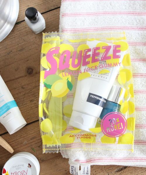 ACCOMMODE（アコモデ）の「クリアパッケージポーチ（ポーチ・レディース・イエロー/ブルー/グリーン・FREE）」の8枚目の写真