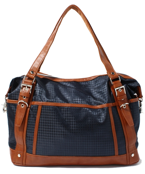 MEN'S BIGI(メンズビギ)の「シャドーチドリ柄/2WAYボストン MEN'S BIGI(メンズビギ)の「シャドーチドリ柄/2WAYボストン