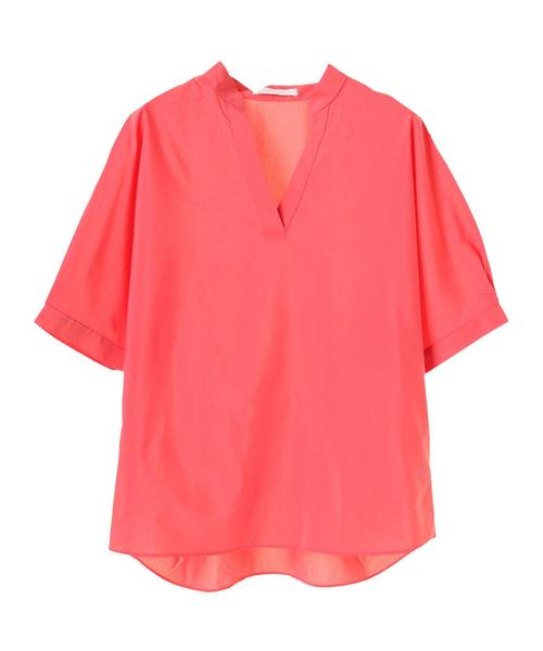 AMERICAN HOLIC（アメリカンホリック）の「・ドルマンスキッパーシャツ＊（シャツ/ブラウス・レディース・ネイビー/オフホワイト/ピンク/イエロー/グリーン/ストライプ・FREE）」の16枚目の写真