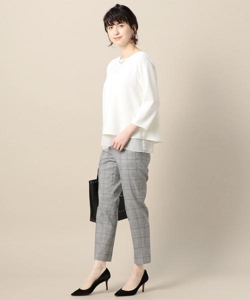 BEAUTY&YOUTH UNITED ARROWS（ビューティーアンドユースユナイテッドアローズ）の「BY グレンチェック9分丈パンツ２ о（その他パンツ・レディース・その他1・SMALL/MEDIUM/LARGE）」の7枚目の写真