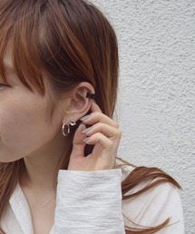 e.m. ★ ピアス ★ 片耳用 e.m.（イーエム）の「SILVER925ヒットフープピアス(大)/レディース