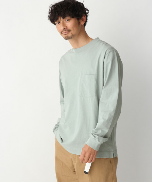 GLOBAL WORK（グローバルワーク）の「USAコットンリブロンＴEE/818059（Tシャツ/カットソー・メンズ・ホワイト/ブラック/グリーン系その他/シャーベット・SMALL/MEDIUM/LARGE/X-LARGE）」の4枚目の写真