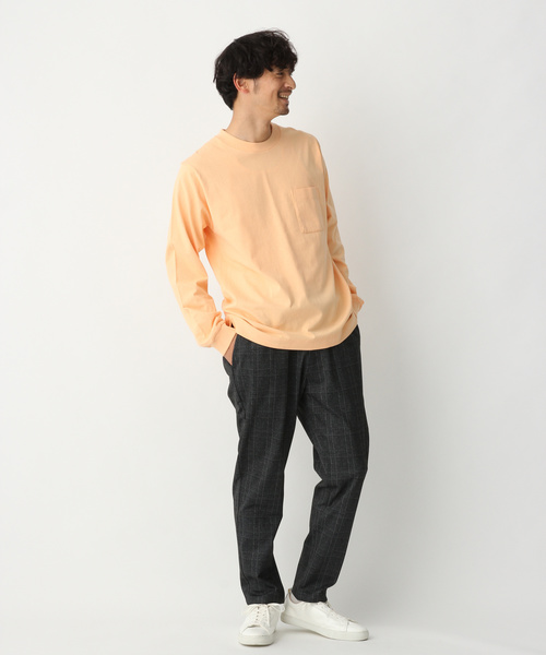 GLOBAL WORK（グローバルワーク）の「USAコットンリブロンＴEE/818059（Tシャツ/カットソー・メンズ・ホワイト/ブラック/グリーン系その他/シャーベット・SMALL/MEDIUM/LARGE/X-LARGE）」の14枚目の写真