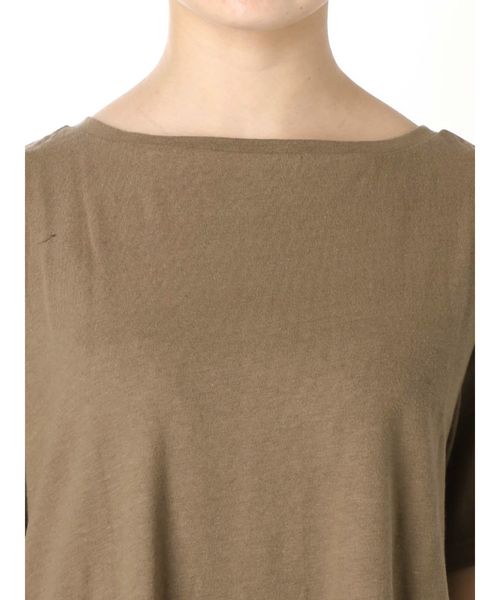 Ungrid（アングリッド）の「ハーフスリーブスリットカットワンピース（ワンピース・レディース・ブラック/オフホワイト/ブルー/モカ・FREE）」の11枚目の写真