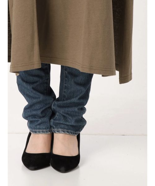 Ungrid（アングリッド）の「ハーフスリーブスリットカットワンピース（ワンピース・レディース・ブラック/オフホワイト/ブルー/モカ・FREE）」の9枚目の写真